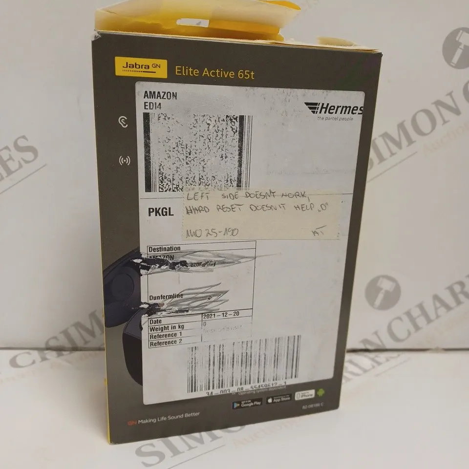 BOXED JABRA ELITE ACTIVE 65T EARBUDS