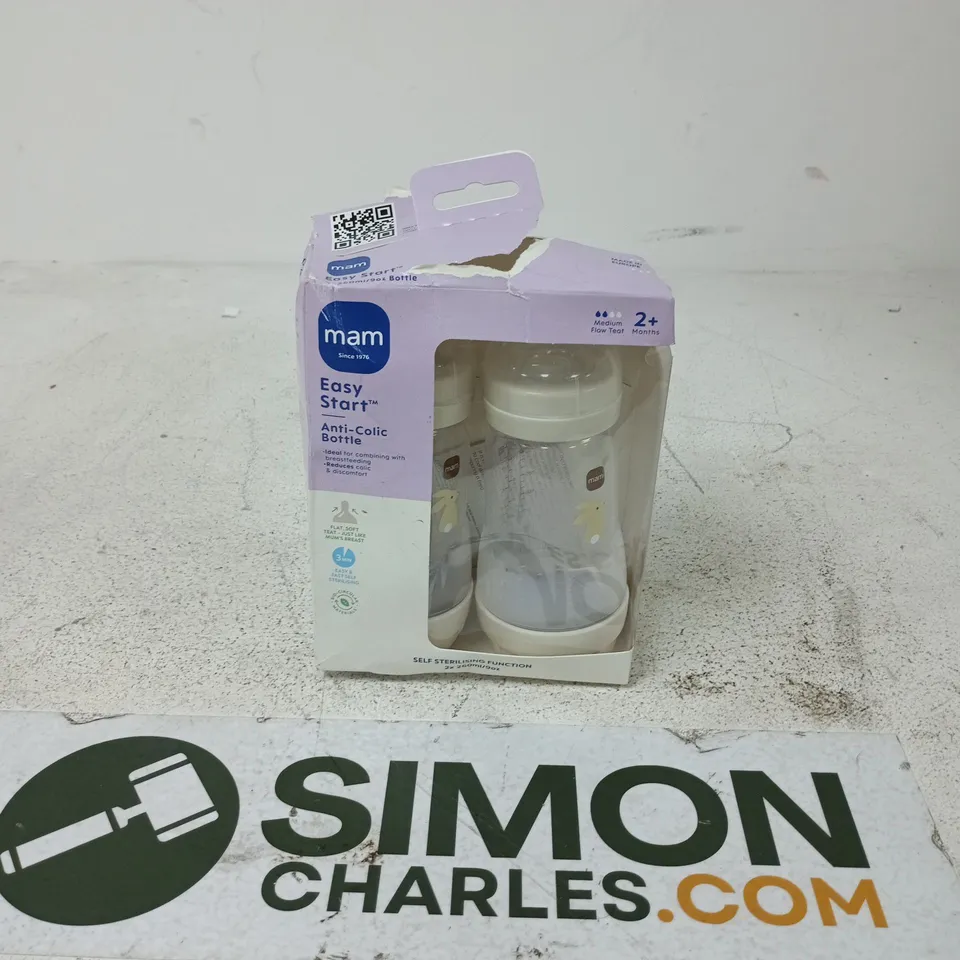 BOXED MAM EASY START ANTI-COLIC BOTTLE (2X260ML)
