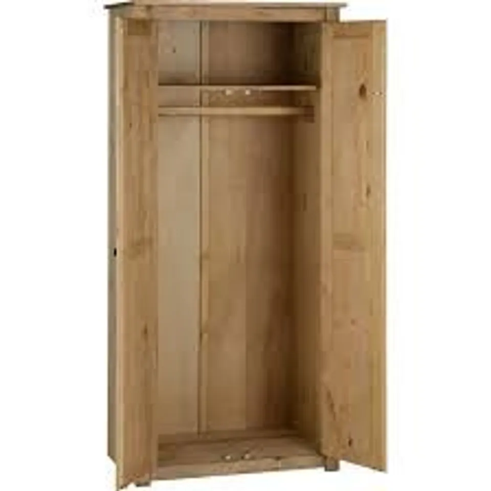 BOXED - ANNS 2-DOOR WARDROBE - 2 BOXES