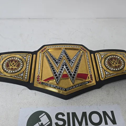 WWE UNDISPUTED CHAMPIONSHIP BELT β REPLICA TITLE