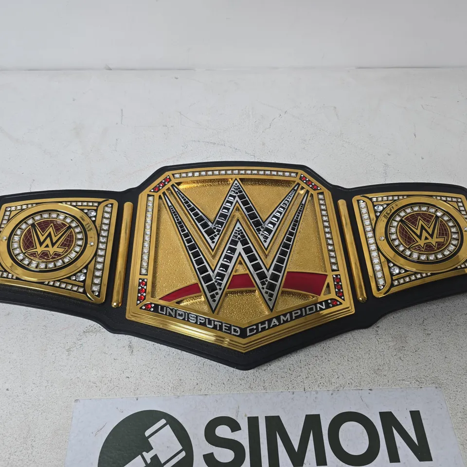 WWE UNDISPUTED CHAMPIONSHIP BELT – REPLICA TITLE