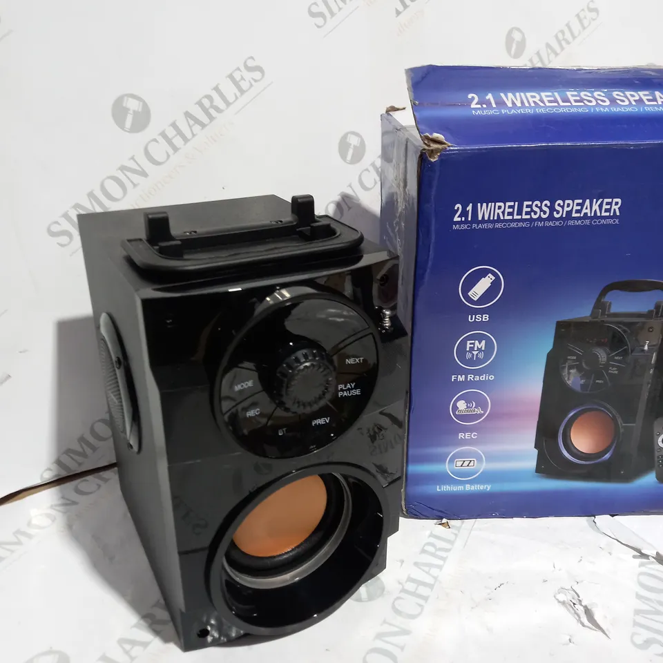 2.1 WIRELESS SPEAKER MODEL S37