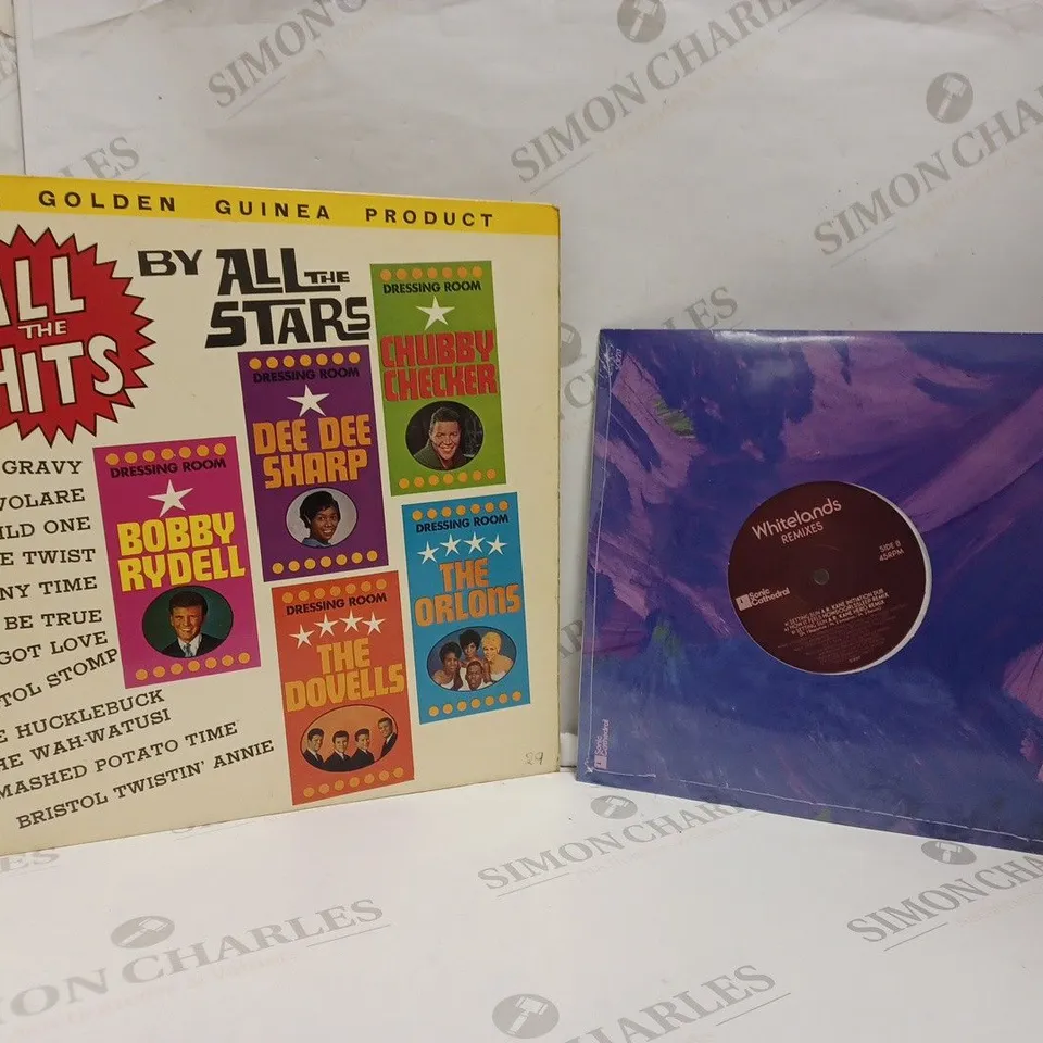 BOX OF APPROX 20 VARIOUS VINYL RECORDS TO INCLUDE RY COODER PARADISE AND LUNCH, VINNIE VINCENT INVASION, WHITELANDS REMIXES, ETC. 