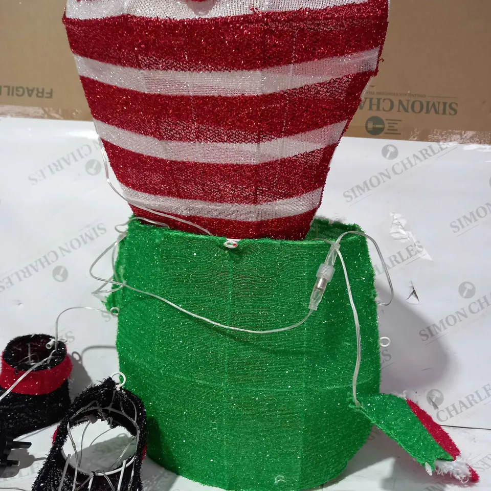FESTIVE INDOOR OUTDOOR LARGE PRE-LIT GNOME