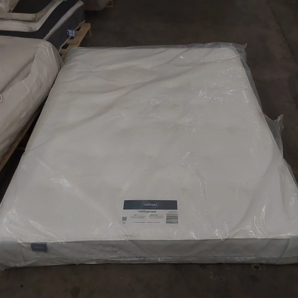 QUALITY BAGGED DESIGNER KING SIZE 150CM SILENTNIGHT MIA 1000 POCKET ORTHO FIRM MATTRESS RRP £699