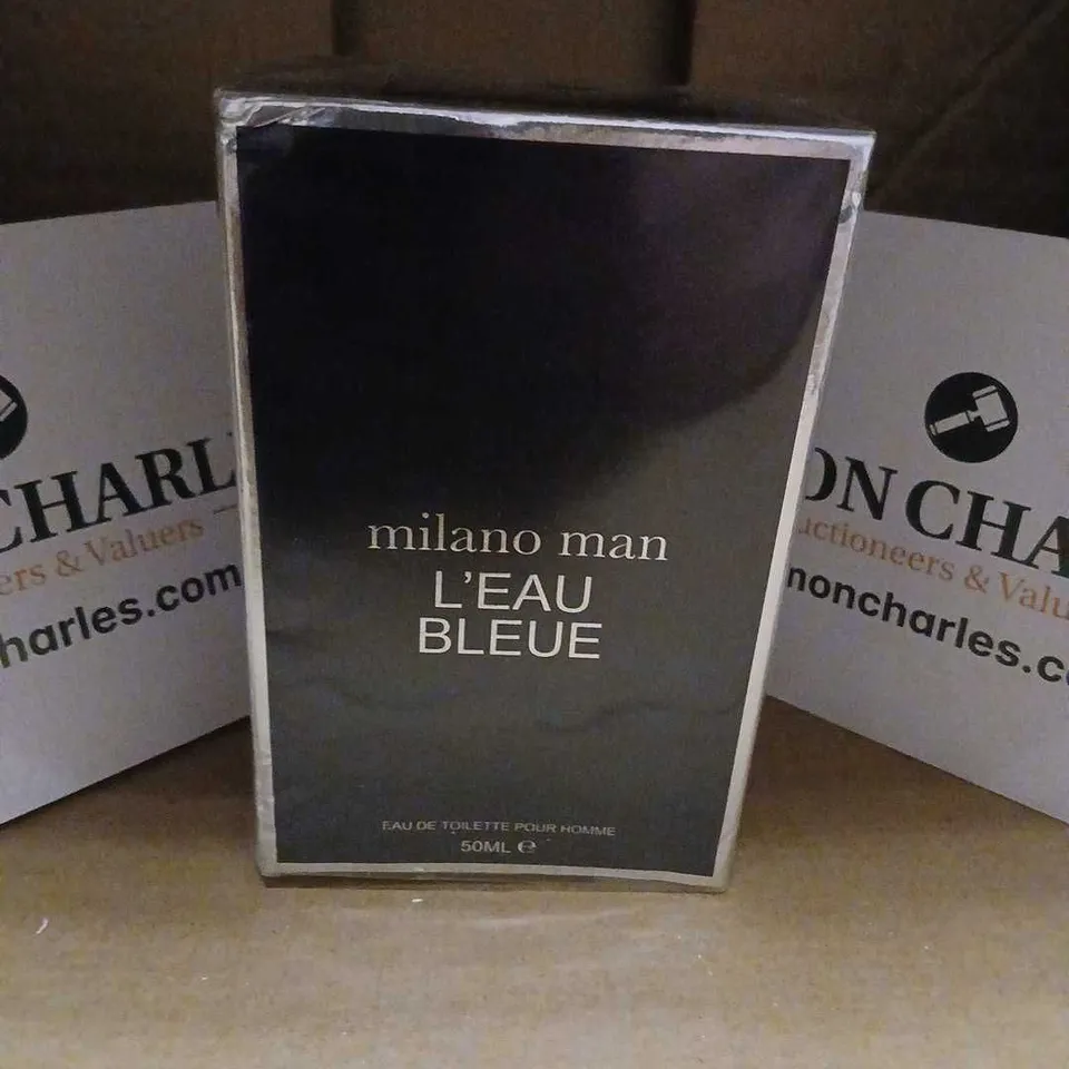 BOXED AND SEALED MILANO MAN L'EAU BLEUE EAU DE TOILETTE 50ML