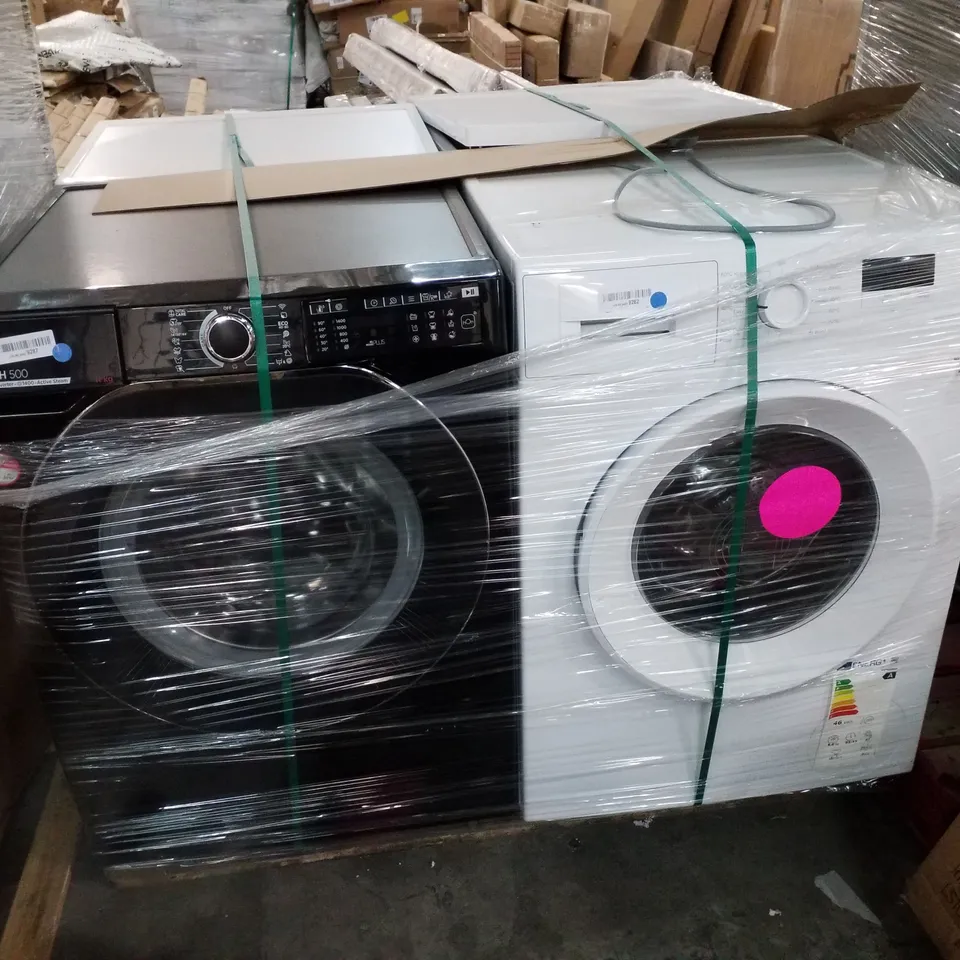 PALLET OF APPROXIMATELY 4 UNPROCESSED RAW RETURN WHITE GOODS TO INCLUDE;