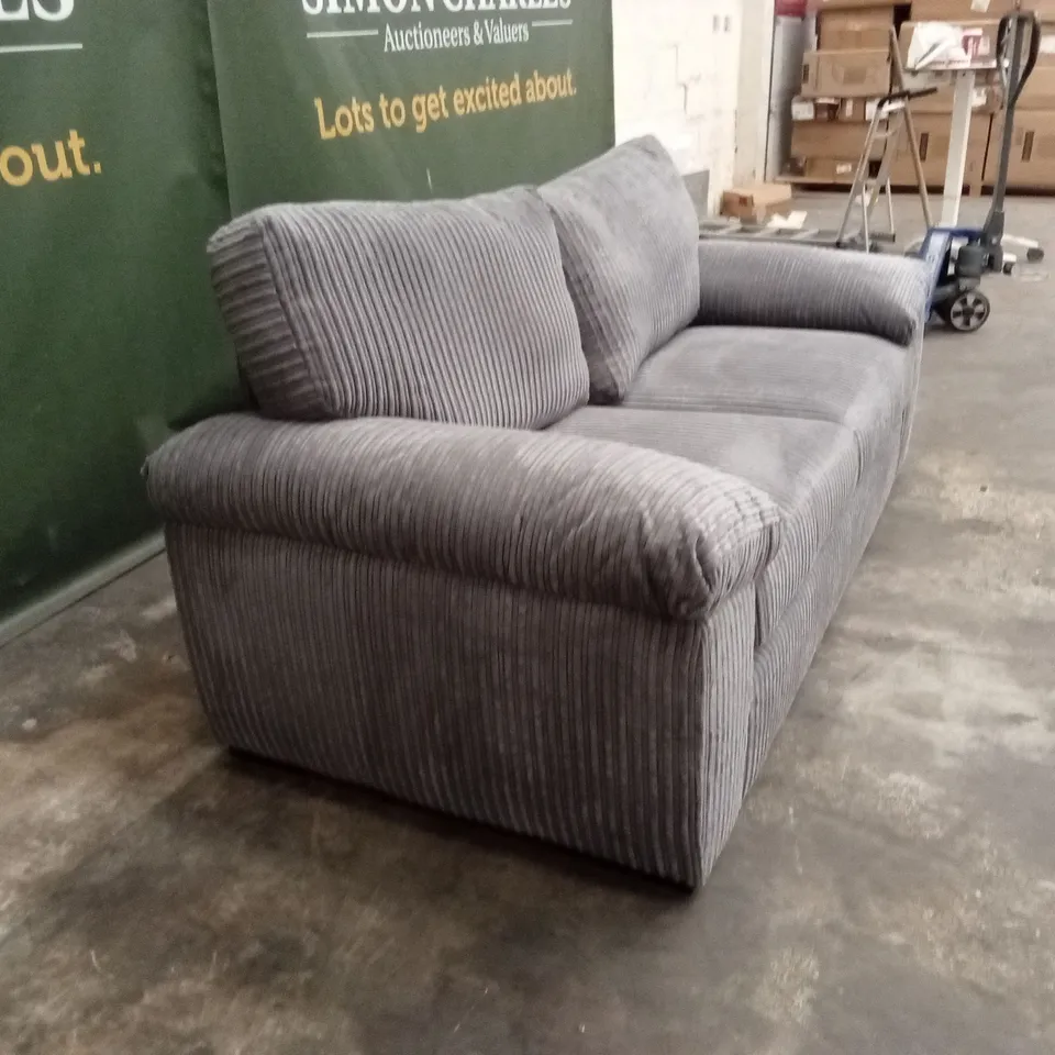 AMALFI STANDARD BACK FABRIC SOFA BED - CHARCOAL RRP £699