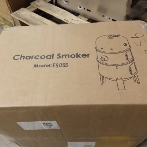 BOXED CHARCOAL SMOKER - FS055 (1 BOX)