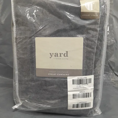 YARD HEAVY CHENILLE 229X229 EYELET CURTAINS