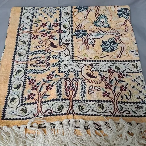 UNBRANDED LARGE THROW - YELLOW - SIZE UNSPECIFIED