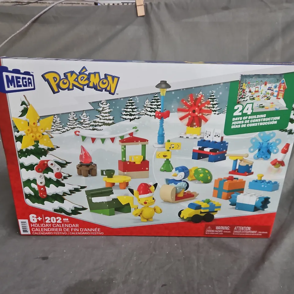 MEGA POKÉMON HOLIDAY CALENDAR 24 DAYS OF BUILDING – AGES 6+