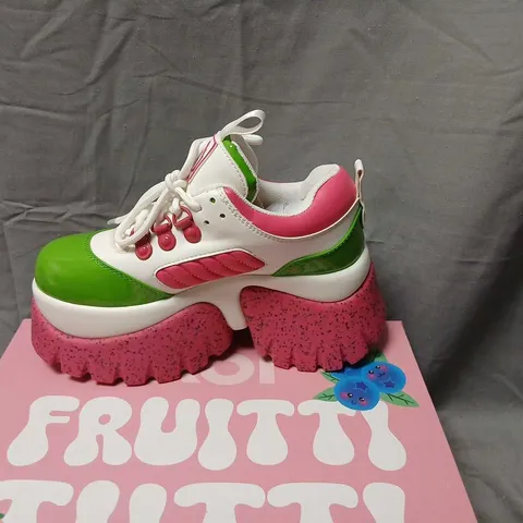 KOI FRUITTI TUTTI DAZZLEBERRY DRAGON TRAINERS – PINK MULTI, UK3 (KIDS' SHOES)