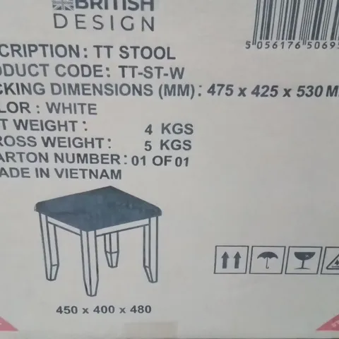 BRAND NEW HOMESDIRECT365 TT STOOL