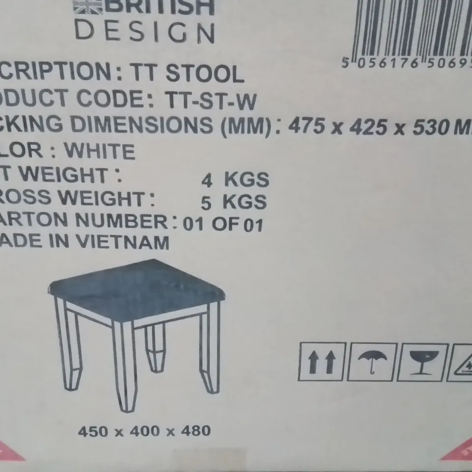 BRAND NEW HOMESDIRECT365 TT STOOL