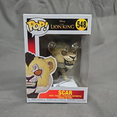 BOXED FUNKO POP! DISNEY THE LION KING 548 SCAR