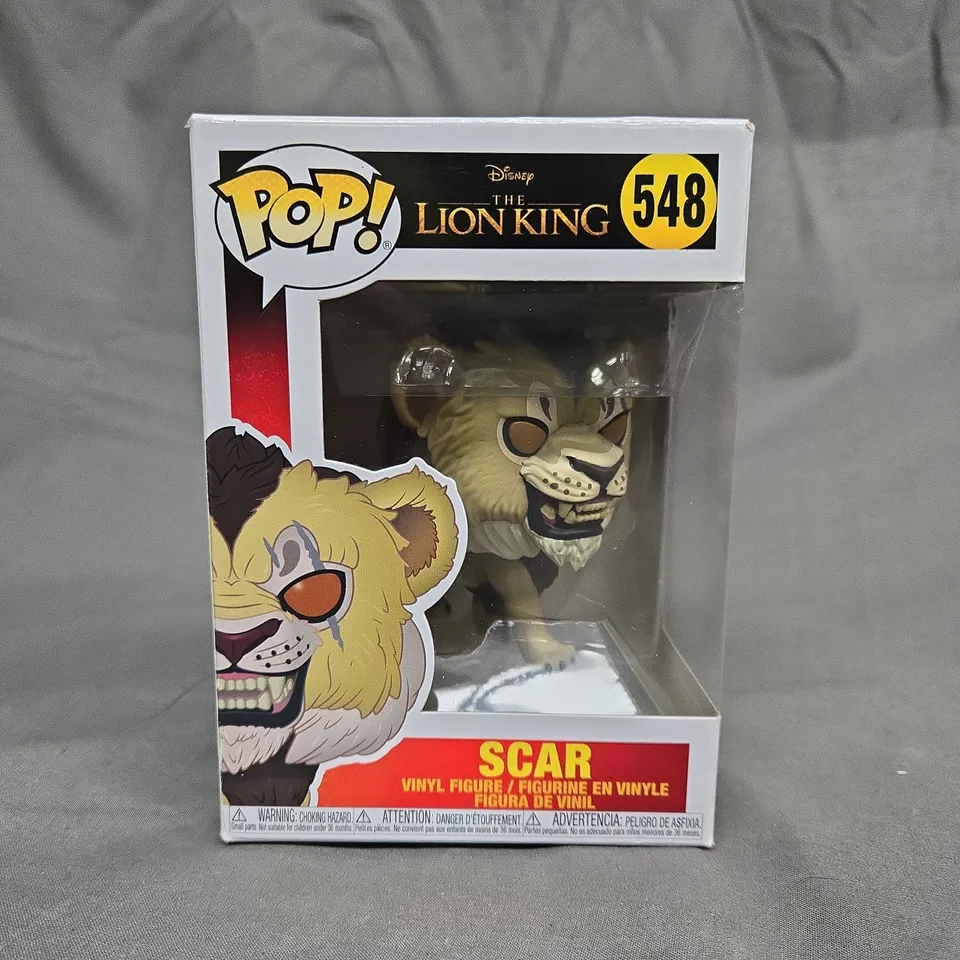 BOXED FUNKO POP! DISNEY THE LION KING 548 SCAR