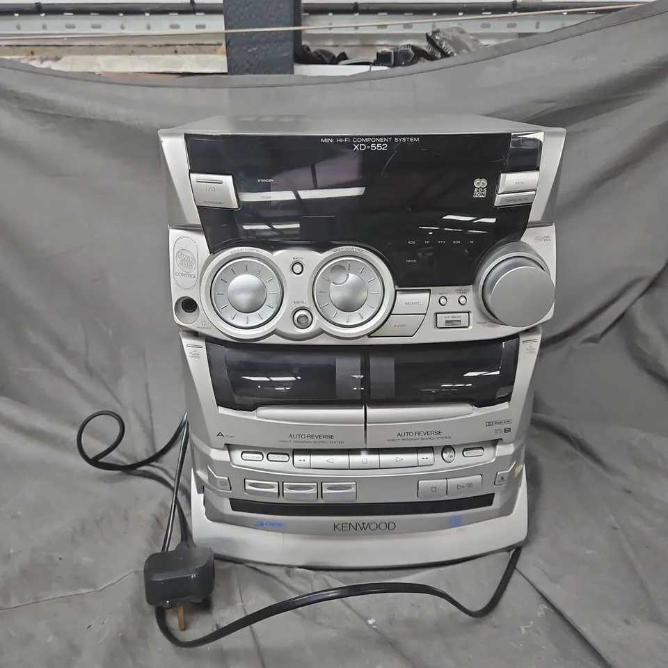 KENWOOD MINI HI-FI COMPONENT SYSTEM XD-552