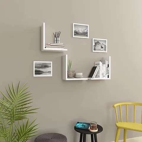 BRAND NEW BOXED WESLEY WALL SHELF - WHITE