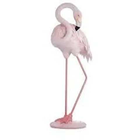 GARDEN REFLECTIONS COASTAL EDIT FLAMINGO SCULPTURE