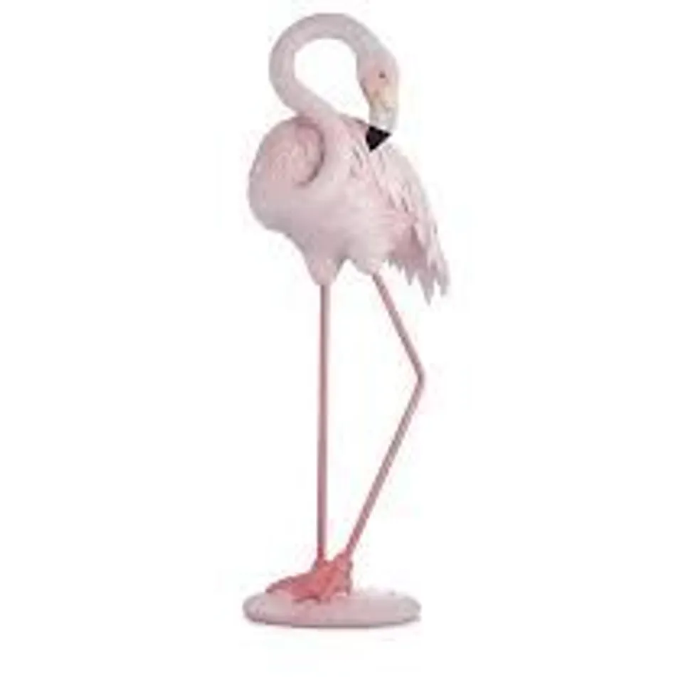 GARDEN REFLECTIONS COASTAL EDIT FLAMINGO SCULPTURE