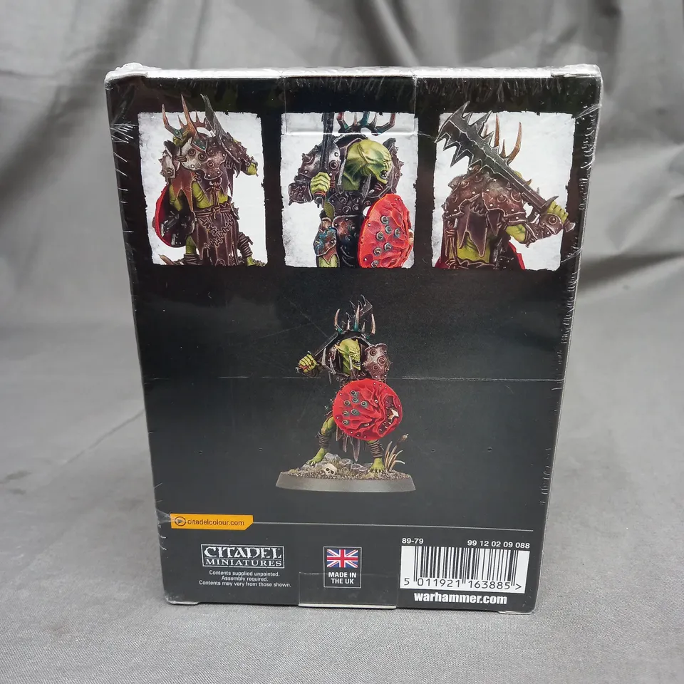 BOXED AND SEALED WARHAMMER COMMENORATIVE SERIES - ORRUK WARCLANS - KILLABOSS ZAGNOG 