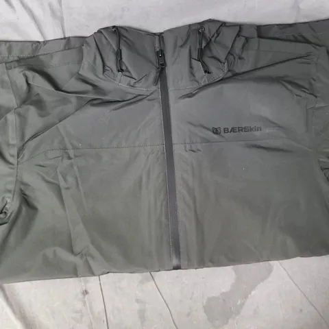 BAERSKIN HOODED JACKET IN GREEN SIZE XL