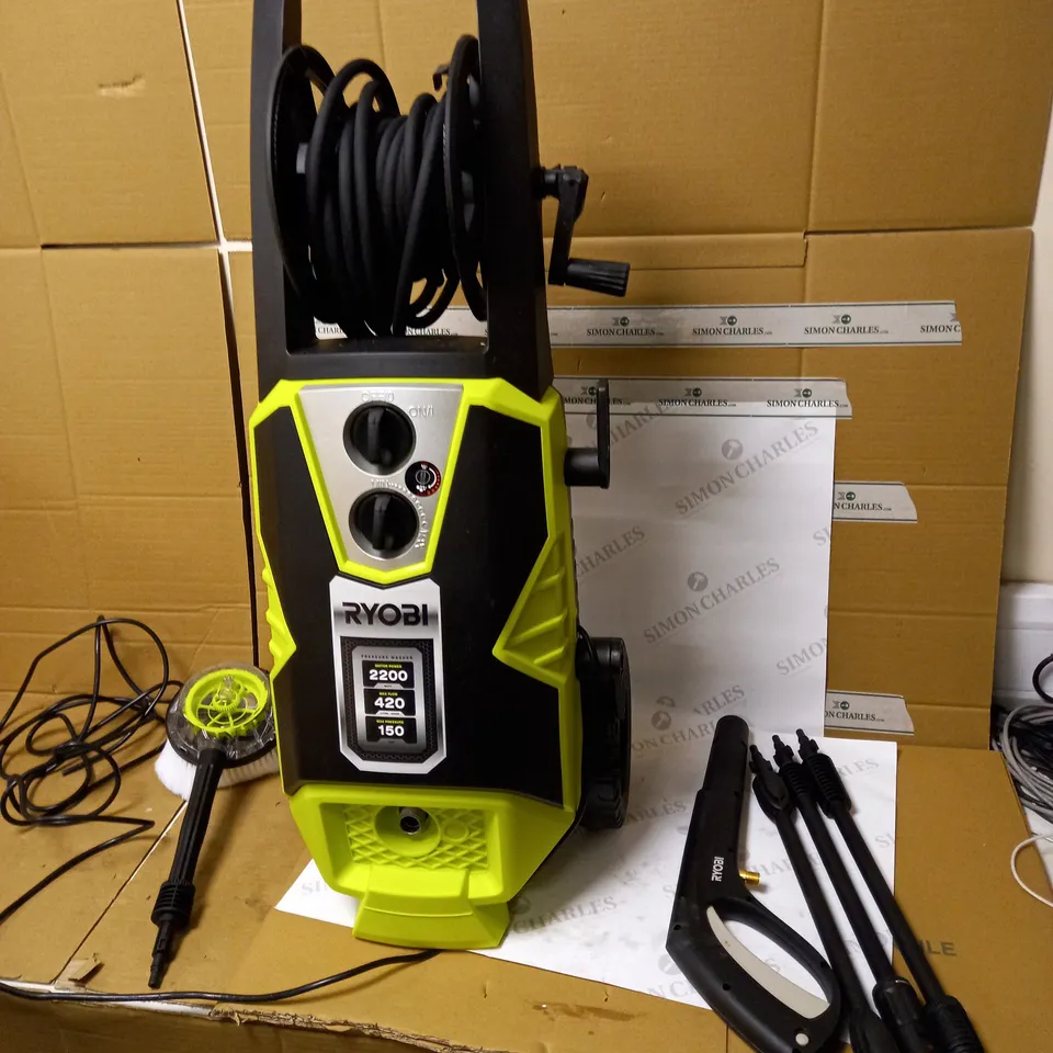 RYOBI RPW150XRB CORDED PRESSURE WASHER - COLLECTION ONLY