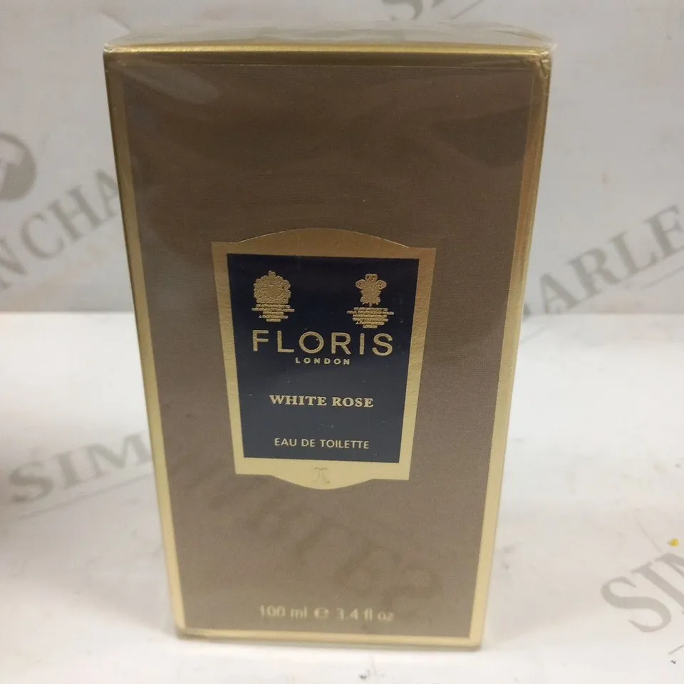 BOXED AND SEALED FLORIS LONDON WHITE ROSE EAU DE TOILETTE 100MLL