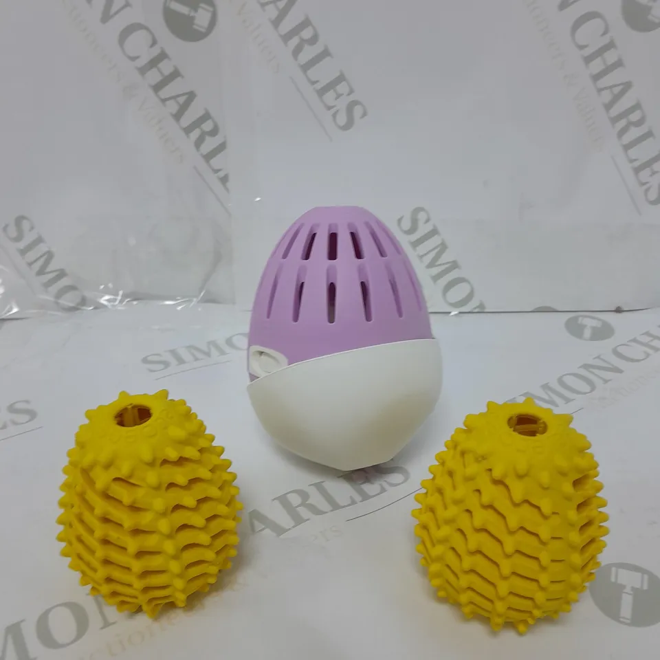 BOXED ECOEGG 750 WASHES LAUNDRY EGG KIT WITH DRYER EGGS & DETOX TABLETS