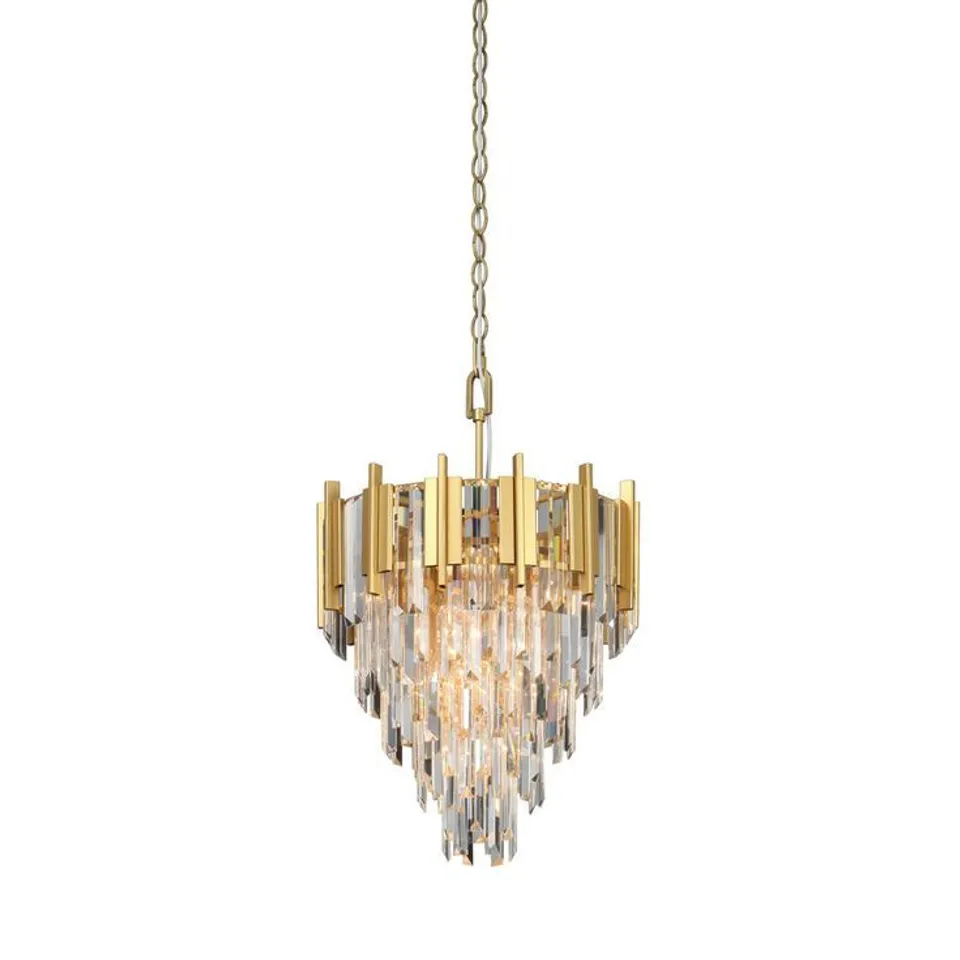 MARLEIGH 10 LIGHT CRYSTAL CHANDELIER 