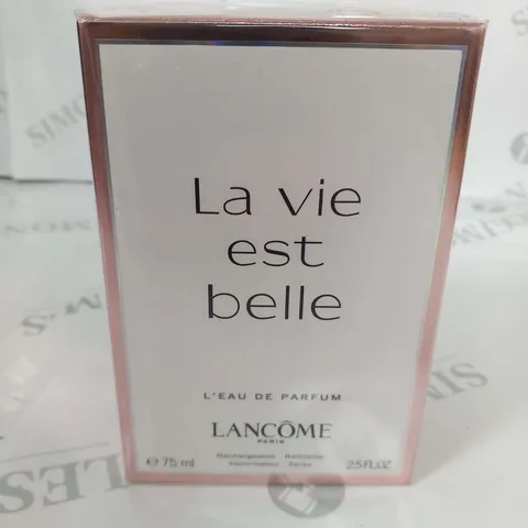BOXED AND SEALED LANCOME LA VIE EST BELLE L'EAU DE PARFUM 75ML