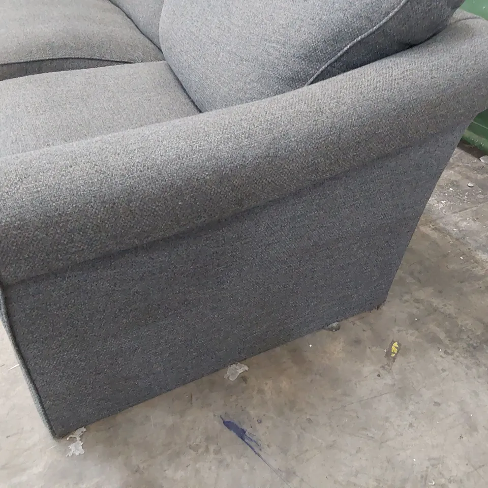 DESIGNER 2.5 SEATER SOFA GREY FABRIC