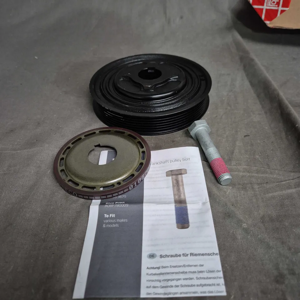 BLUE PRINT CRANKSHAFT PULLEY KIT WITH BOLT & SPACER – VEHICLE PART