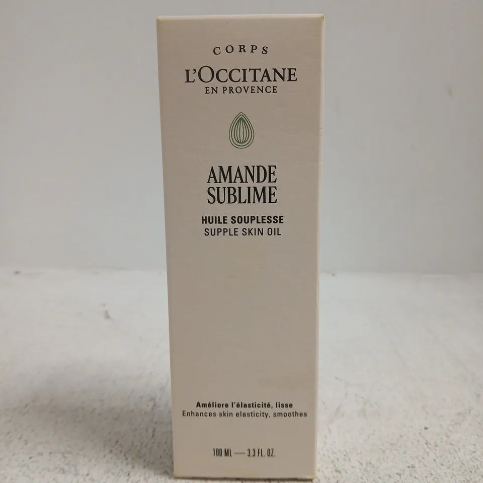 L’OCCITANE EN PROVENCE AMANDE SUBLIME HUILE SOUPLESSE SKIN OIL 100 ML – BOXED