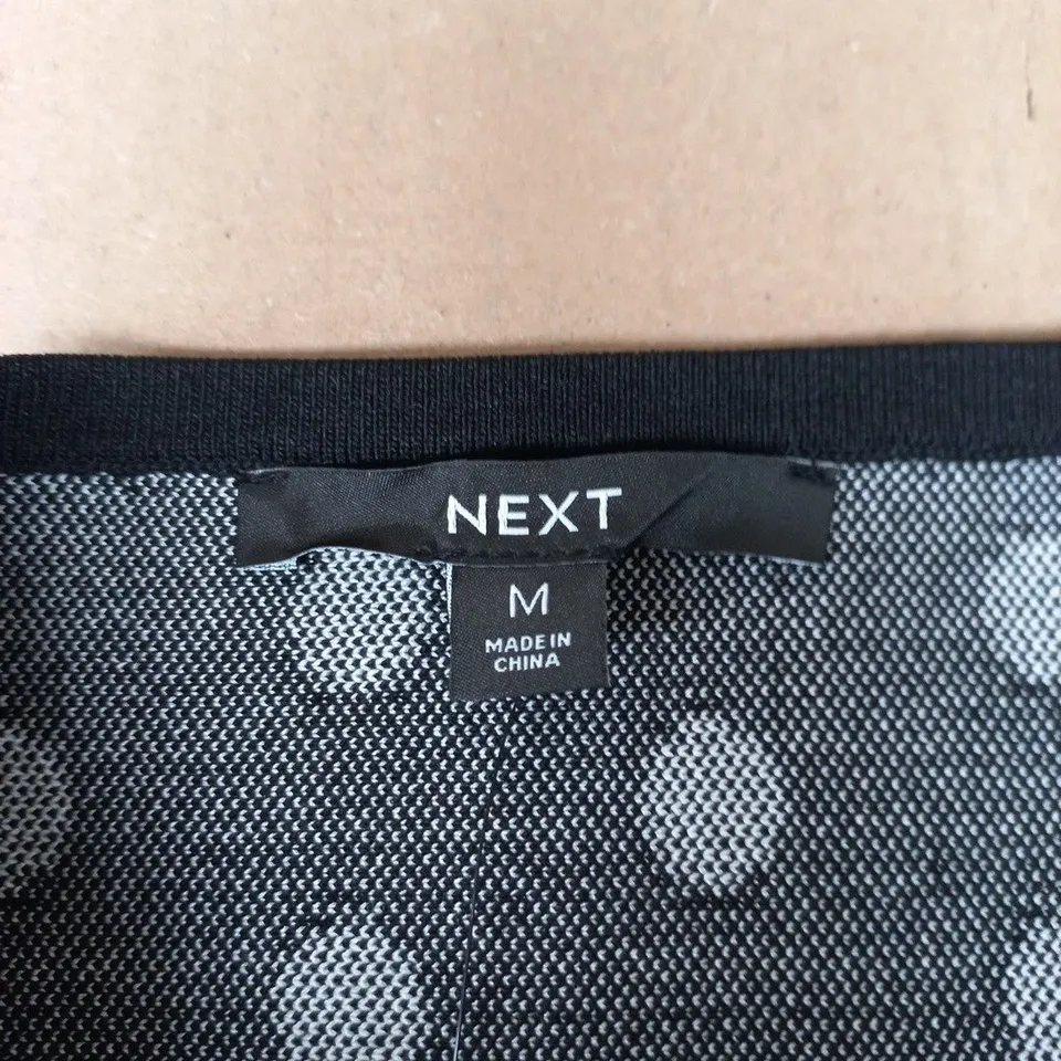 NEXT WOMEN’S NAVY POLKA DOT DRESS – SIZE M