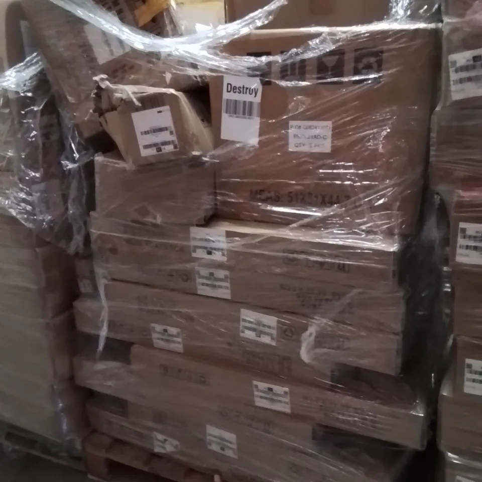 PALLET OF ASSORTED HOUSEHOLD GOODS AND PRODUCTS TO INCLUDE;PILLOW,SEWING THREADS