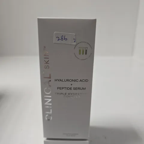 CLINCIAL SKIN HYALURONIC ACID + PEPTIDE SERUM – TRIPLE HYDRATING COMPLEX