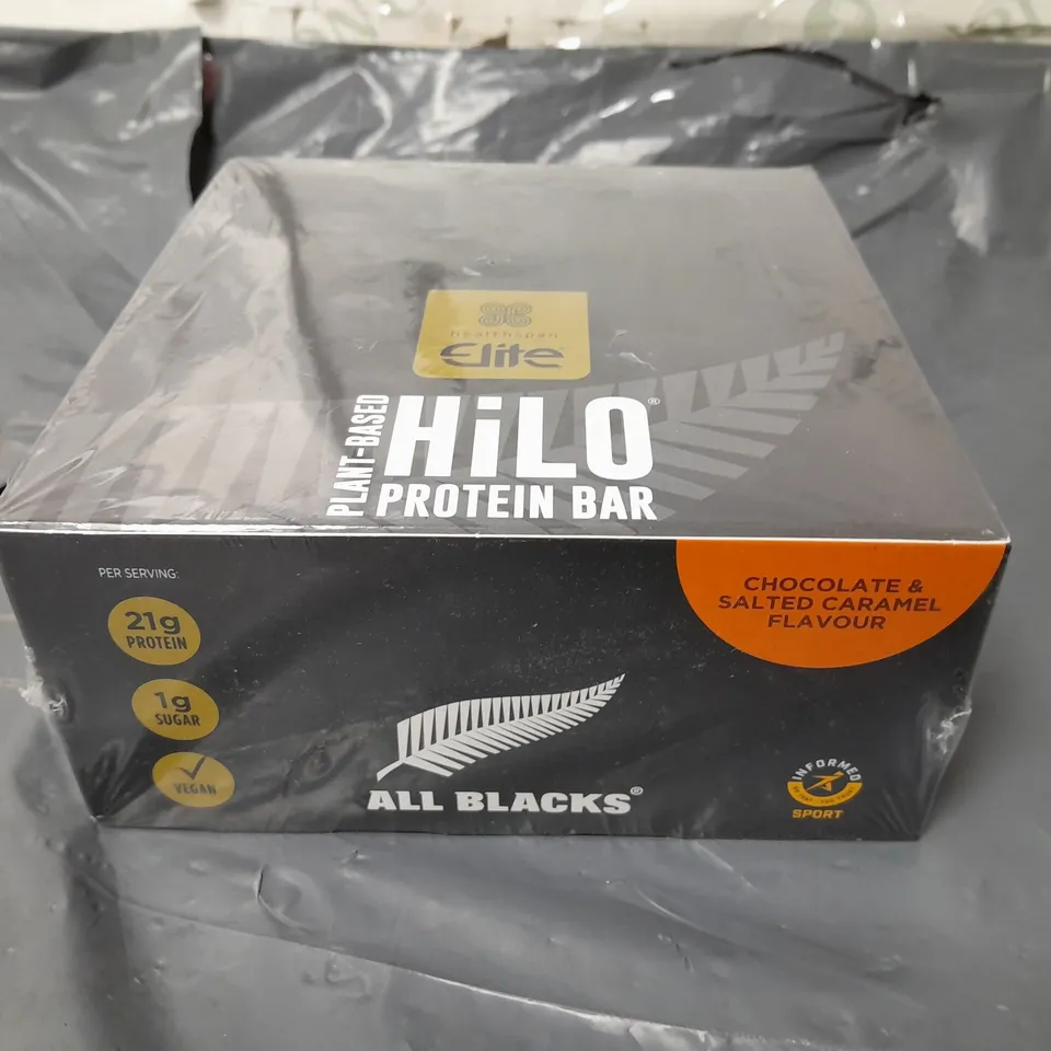 HEALTHSPAN ELITE HILO PROTEIN BAR MULTIPACK CHOCOLATE AND SALTED CARAMEL - 12X60G