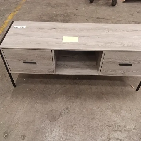 WOODEN TV STAND GREY