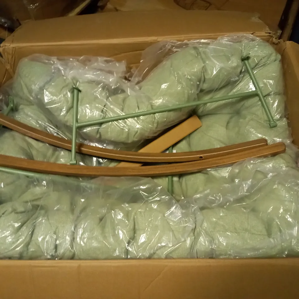 OUTLET MY GARDEN STORIES OSLO PADDED LARGE ROCKING CHAIR SAGE - COLLECTION ONLY