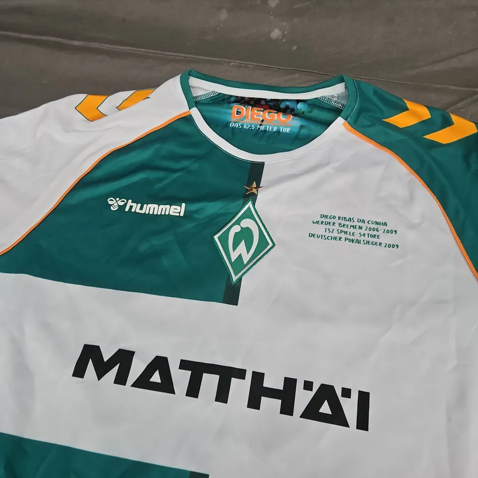 WERDER BREMEN LIMITED EDITION JERSEY - DIEGO 10 - SIZE UNSPECIFIED