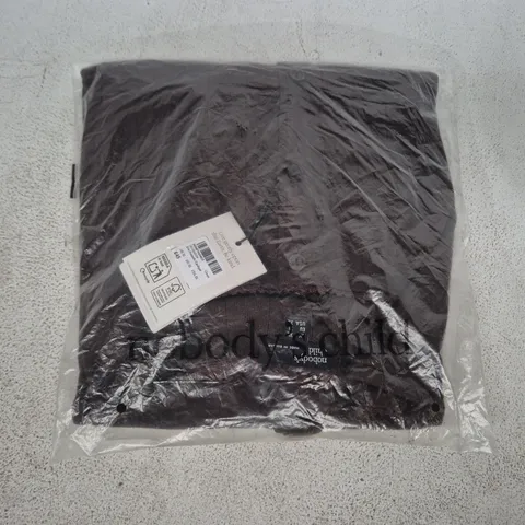 BAGGED NOBODY'S CHILD ERIN POINTELLE CARDIGAN IN BROWN SIZE XL