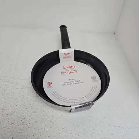 SWAN TOWNHOUSE 24CM STAINLESS STEEL NON STICK FRYING PAN