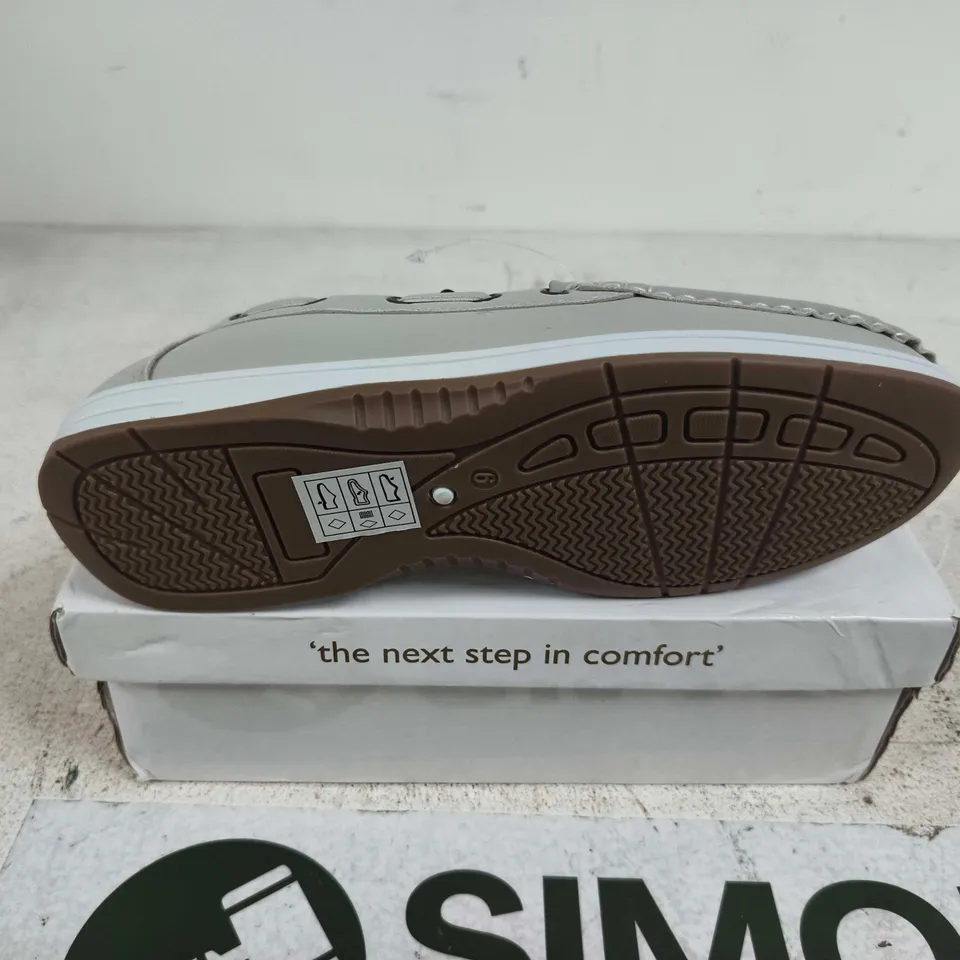 DR KELLER LADIES COMFORT CASUAL SHOES GREY SIZE 6 BOXED