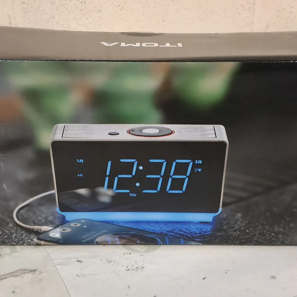 BOXED ITOMA DIGITAL ALARM CLOCK