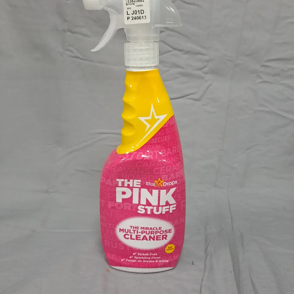 LOT OF 4 SPRAY BOTTLES OF THE PINK STUFF MULTI-PURPOSE CLEANER - 750ML PER BOTTLE