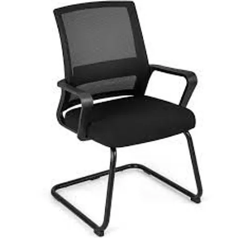BOXED COSTWAY CONFERENCE OFFICE CHAIR - BLACK (1 BOX)