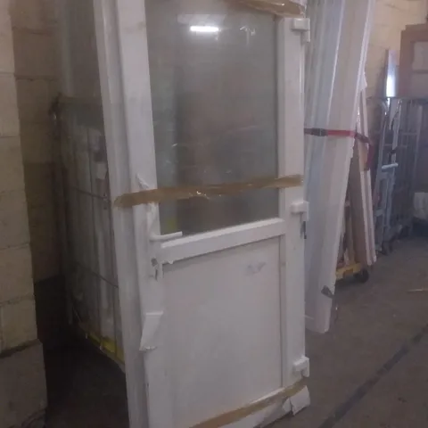 PVCU HALF GLAZED OBSCURE BACK DOOR RIGHT HAND OPENING 2055×920×70MM