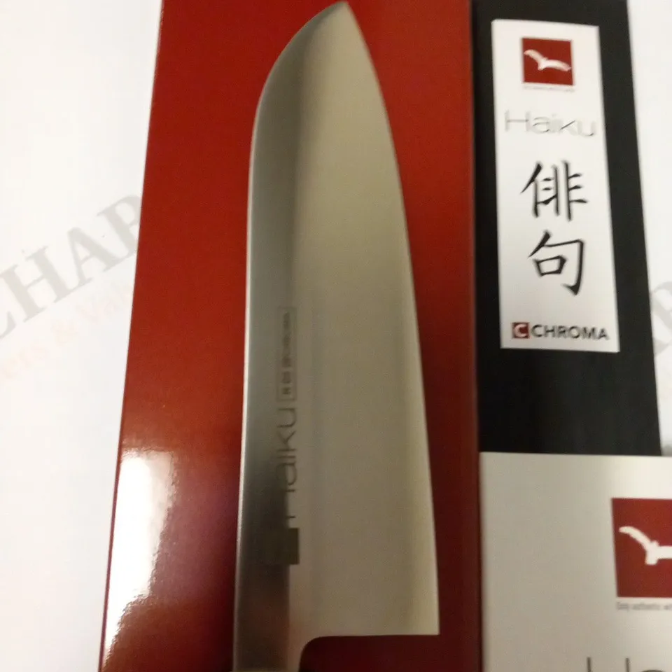 BRAND NEW BOXED CHROMA HAIKU H05 17CM SANTOKU KNIFE